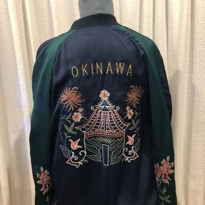 ZARA Reversible Satin Bomber Jacket